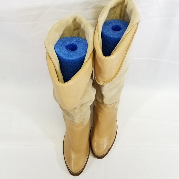 Vtg ZODIAC USA WOMEN'S 6.5M Leather & Suede Boots - Picture 5 of 8